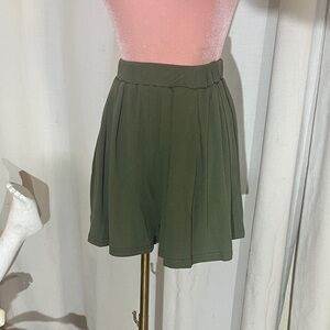 Cider Olive Green Shorts